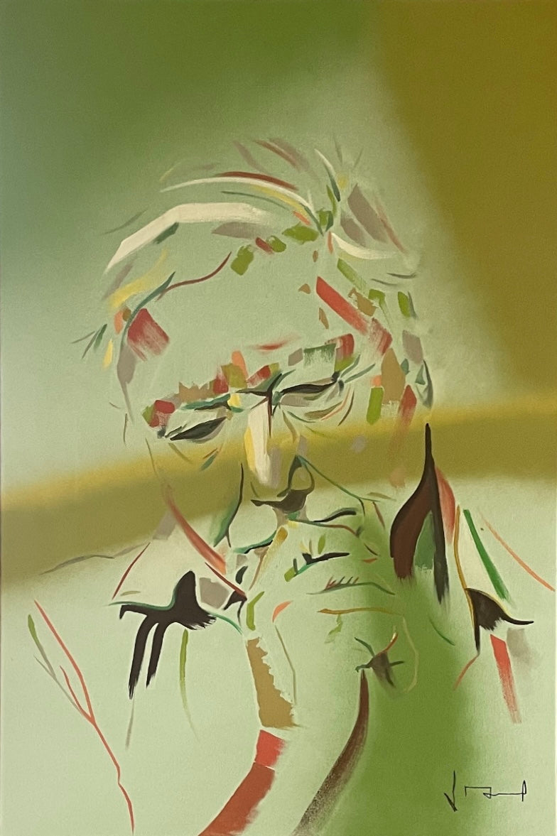 David Attenborough (Print framed)